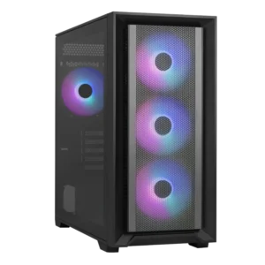 Case Aerocool Tern Mini BK Gaming Mini Tower Negro Micro ATX 3 x USB Panel Frontal Malla Panel Lateral Vidrio Templado