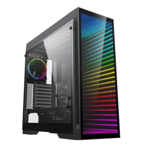 Case Gamemax Abyss TR Gaming Full Tower Negro ATX 4 x USB Lateral de Vidrio Templado