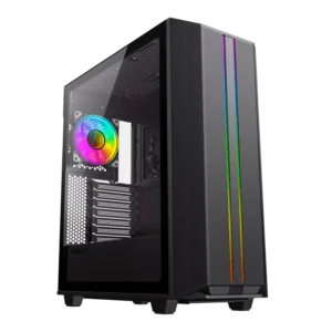 Case Gamemax Precision 2 BK Gaming Mid Tower Negro ATX 3 x USB Panel Frontal de Maya