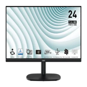 Monitor Msi Pro MP245V 23.8" LED FHD 1920 x 1080 1ms pantalla antiparpadeo con certificación TUV
